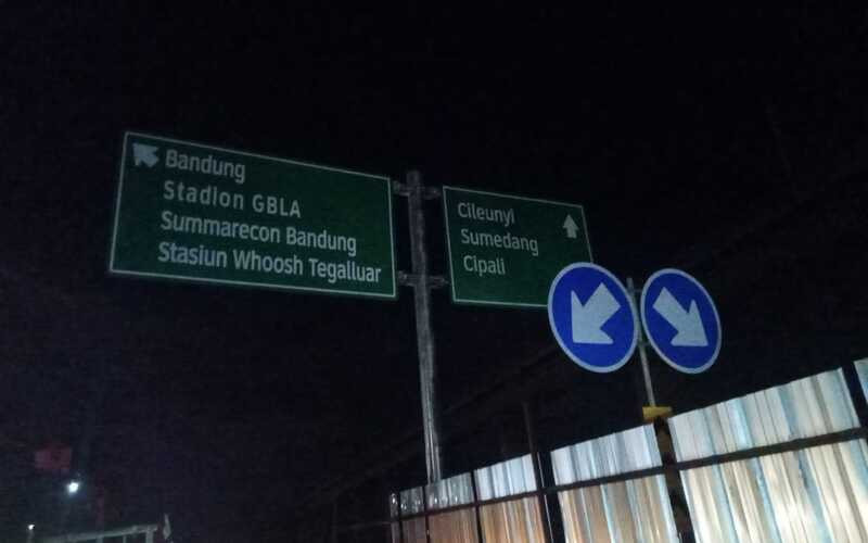 Project Guard Rail, PJU, Rambu lalu lintas jalan tol  KM 149A & 151A tol Padaleunyi Bandung